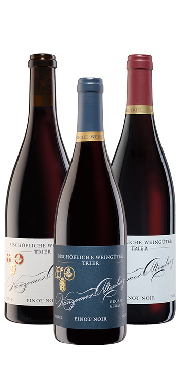 Pinot Noir von der Saar. 3 x 2 Fl. Kanzemer Altenberg Pinot Noir Vertikale