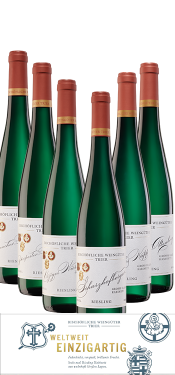 Kabi Kiste - Weltweit einzigartig 6 x 1 Flasche Riesling Kabinett  