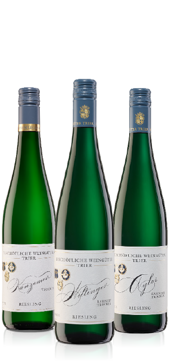 senSAARtionell 3 x 2 Flaschen Riesling trocken 